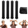Rizadores de Cabello Sin Calor, 4PCS Rollos para Cabello, Tubos