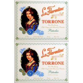 (Pack of 2) La Florentine - 18pc Italian Pistachio Torrone Nougat Candy
