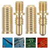 Liahelianx 2 Sets Billiard Cue Joint Screws-Copper Alloy Precision Replacement