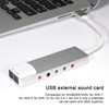USB Sound Card Supports 5.1 7.1 Channels Rich Interfaces Plug
