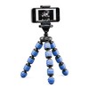 CULLMANN GERMANY 50024 Alpha 350 Mobile Flexible Mini Tripod with Smartphone holder, Bendable leg, Blue, Max. load 1 kg, 204g weight