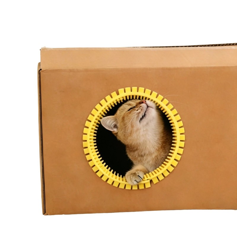HomeCraft Cat Grooming Brush Self Cleaning