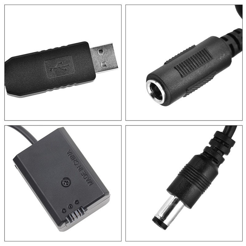 NP-FW50 USB Dummy Battery Adapter Full Decode with Cable for
