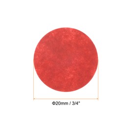 sourcing map 100pcs Round Felt Circles, 20mm 3/4" Pre Cut Craft Pads Non-Woven Mini Felt Fabric Circle for DIY Sewing Handcraft Cutting Projects Crafting Finishing, Mixed Color