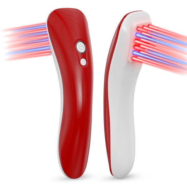 KTS Hair Growth Laser Comb, Hair Growth Acceleration, Blue and Red Light Lamp Improves Hair Growth System, Vibration Massage to Stimulate the Scalp, Hair Growth Accelerate