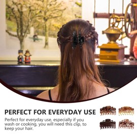 BESTOYARD Hair Clip, Tortoise Shell Large Hair Clip, Barrette, Hair Accessories, Hair Clips, Large Hairpins, Hair Ornaments, Set of 4