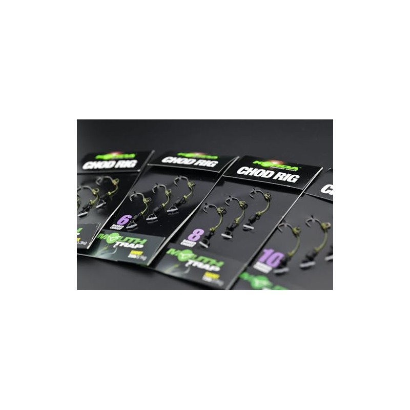 Korda Chod Rigs Short Barbless Size 4 | Ready-Tied Carp