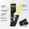 Focenat Crimping Tool RJ45 Set, Network Tool, Crimping Tool with