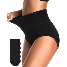 CULAYII Tummy Control Womens Underwear High Waisted Panties Cotton Postpartum Womens Briefs Breathable Soft Stretch C Section Underwear(XL)