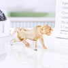 Crystal Gold Leopard Figurines Ornaments Valentine's Birthday for Her, Leopard