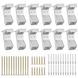 Venussar Squeaky Floor Repair Kit, Pack of 12 Aluminum Alloy Floor Repair Tool, Wood Floor Repair Kit for Eliminating Squeaky Floor Sounds