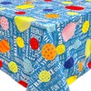 Passion for Blue Background Pickleball Collection 60"x90" Printed Tablecloth with