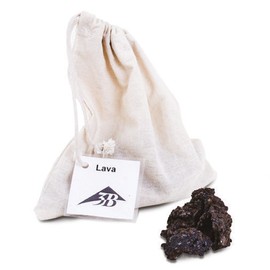 3B Scientific U72035 Set Three Gesteine Volcano Lava Rock, Obsidian and Pumice