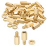 PATIKIL M5X12mm+7mm Standoff Screws, 40Pcs Male to Female Hex Brass