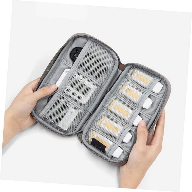 Operitacx Portable USB Flash Drive Organizer Bag Shockproof Storage Case
