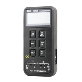 TES-1303 Digital Thermometer TES1303 K Type Thermocouple Dual Input Thermometer TES 1303