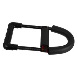 SUPVOX 1pc Wrist Strength Devices Hand Exercise Arm Work Equipment Forearm Wrist Roller Grip Trainer Forearm Developer Weight Training Forearm Roller Strap Adjustable Black Carbon Steel