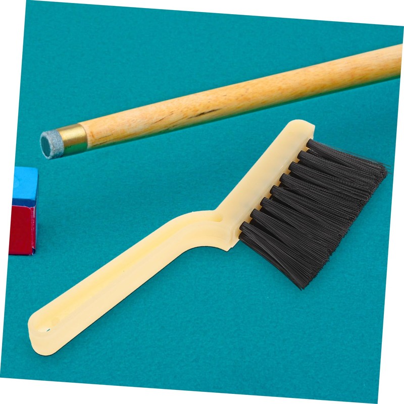 WHAMVOX 2pcs Pool Table Brush Set Soft Bristle Billiards Cleaning