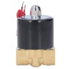 Brass Electric Solenoid Valve Female Thread 1 Way Flowing Normally