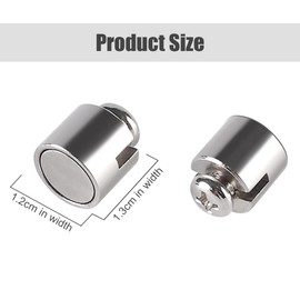 Bicycle Speedometer Magnet, Spoke Magnet Magnet, Magnetic Speed Sensor, Bicycle Accessories Magnetic Holder Sensor, Metal Magnetic Speedometer Sensor, for Ebike, Sports Bike, Mountain Bike, Silver