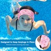 SSKHE Swimming Headband for Kids Adults, Cartoon Waterproof Adjustable Headband