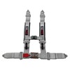 Silver 4 Point Harness for Bucket Seat, Quick Release Latch,