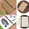 DY.2ten A6 Notebook Refills, 80 Pieces, 6 Hole Rings, Binders,