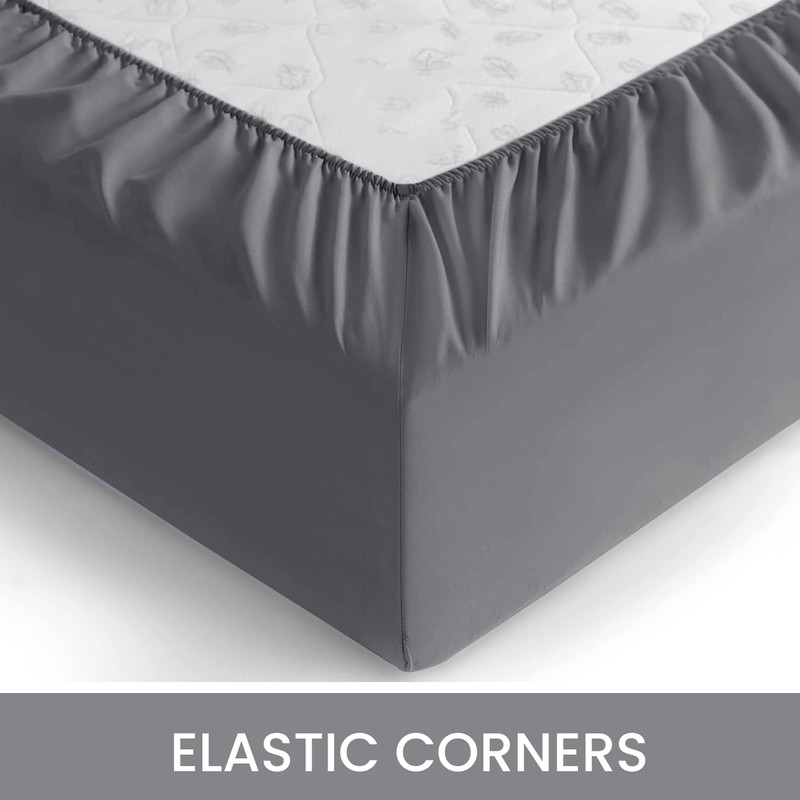 Hafaa Single Fitted Sheet – Easy Care 25 cm Deep
