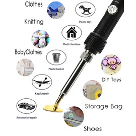 Arokimi Tiny iron,mini iron for crafts 80W Mini Small Iron Patch Clothes T Shirts Shoes Clothes and Hats Portable and Easy Iron Supplies Adjustable temperature (White)
