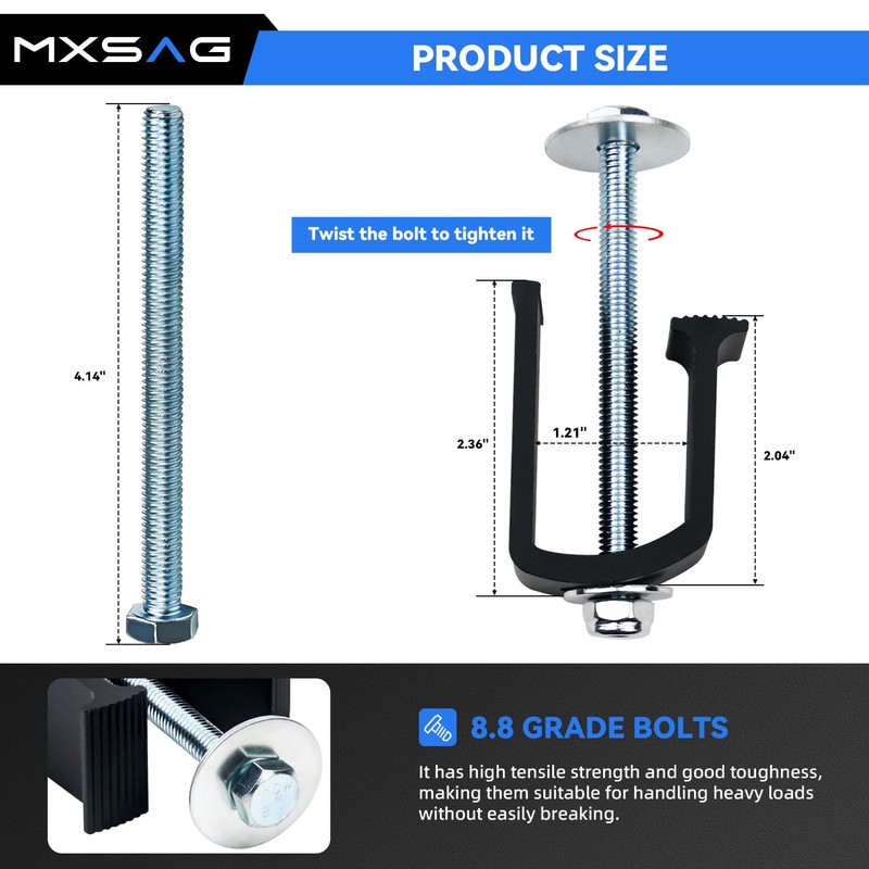 MXSAG New Pack of 4 Heavy Duty Aluminum Alloy Truck