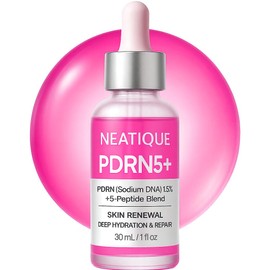 NEATIQUE PDRN 1.5% with 5-Peptide Blend Hydrating Face Serum, 1 fl oz