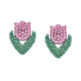 Betsey Johnson Women's Spring Tulip Stud Earrings