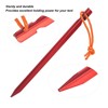 20pcs Tent Stakes V Shape Heavy Duty Tent Peg with