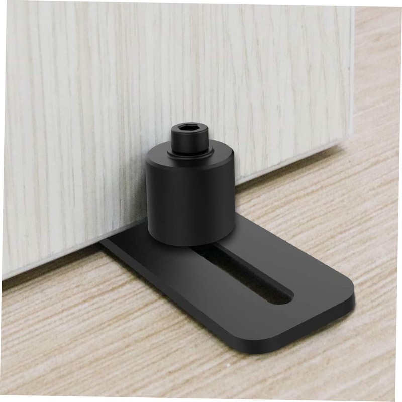 DOITOOL Adjustable Floor Guide Barn Door Swing Stopper Door Stoppers