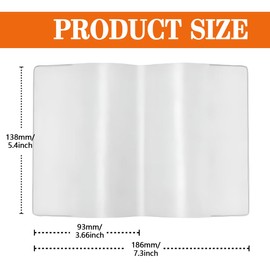 LACHT Pack of 2 Vaccination Card Protective Cover, Vaccination Certificate Cover, Vaccination Card for Adults, Vaccine Card Protection, Waterproof Card Case, Suitable for New Vaccination Certificate