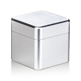 Urnas pequeñas para cenizas humanas, recuerdo de cenizas humanas, mini urnas conmemorativas de cremación para cenizas para mujeres, urna fúnebre cuadrada decorativa (plata, 1.57 x 1.57 pulgadas)