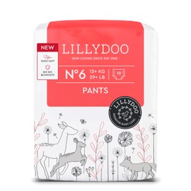LILLYDOO Baby Nappies Pants - Size 6 (13+ kg), 19 Nappies, Safe Leak Protection, Skin-Friendly, Soft & Without Lotions for Sensitive Skin, Dermatologically Tested