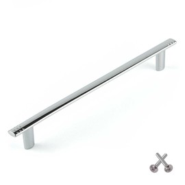 Chrome Bar Kitchen Cabinet Door Handle Cupboard Drawer Bedroom Furniture Handles 128mm