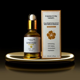 Face Brightening serum With Hibiscus Essences And Vitamin C- Moisturizes, hydrates the skin, minimizes pores, improves skin tone and firmness, reduces signs of aging, inflammation fades dark spots.