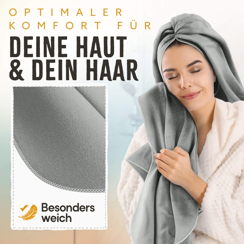 Backpacker's Journey Microfibre Towels in S, M, L, XL, Travel