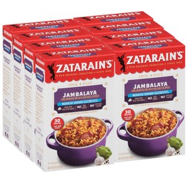 Zatarain's Reduced Sodium Jambalaya, 8 oz (Pack of 8)