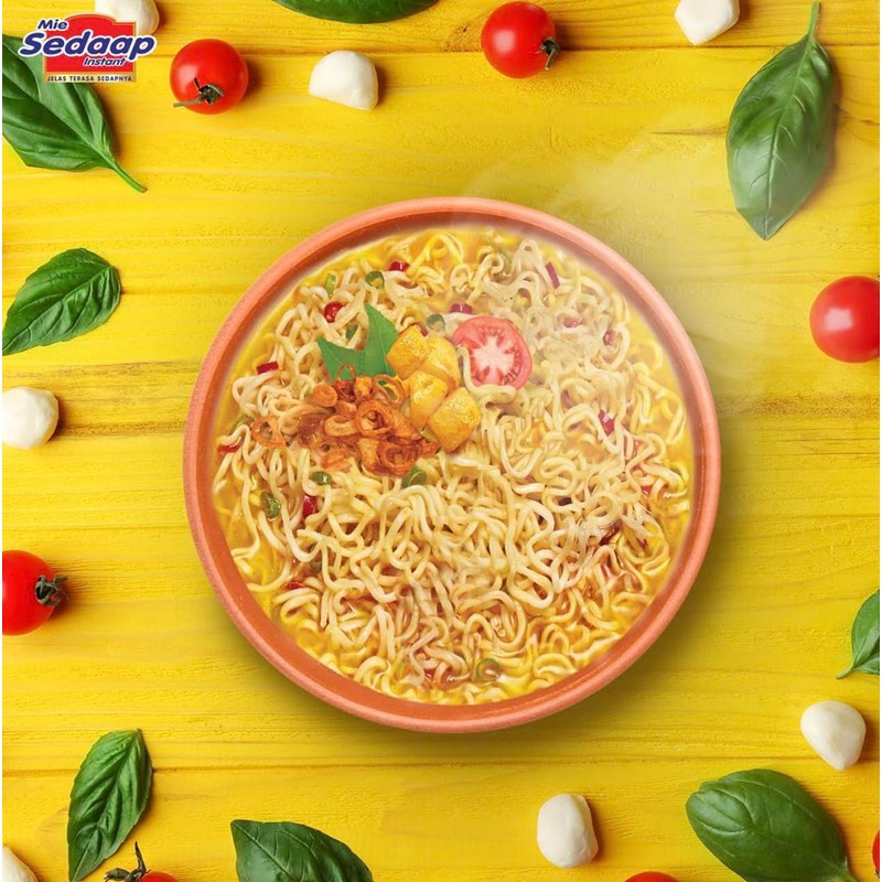 Curry Flavor Instant Noodles (Pack of 5) — Mi Sedaap