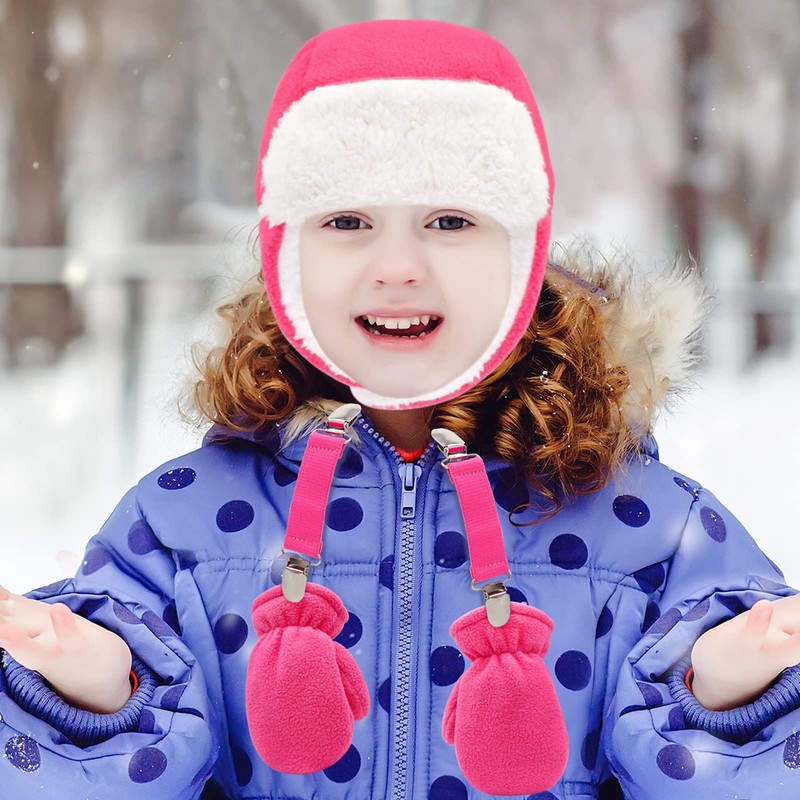 Sarfel Glove Clips for Kids Mitten Clips for Toddlers Mitten