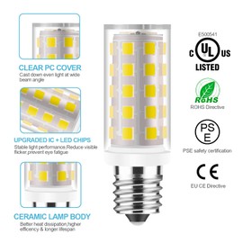 Appliance LED Bulbs 4W 40W Equivalent – Replacement Hood Parts WP8190806 Range Vent Hood Light Bulb – by Yucclim –SB02300264 for Broan Range Vent Hood AP5610225 1373112 B0230026-2Pack White 6000K