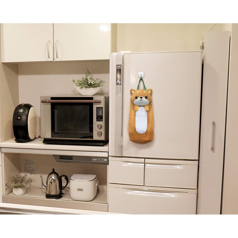 Meibo ME240 Plastic Bag Stocker, Hanging Hook, Mameshiba Dog