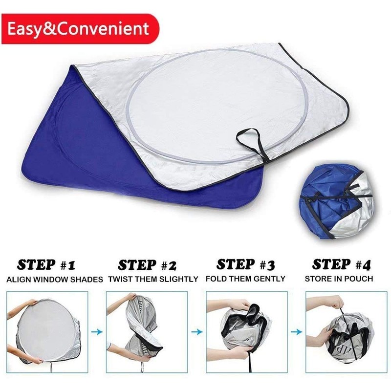 Hippo Car Sun Shade, Front Car Windshield Sunshade Keeps Vehicle