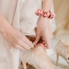 Scrunchies de seda satinada para dama de honor para el
