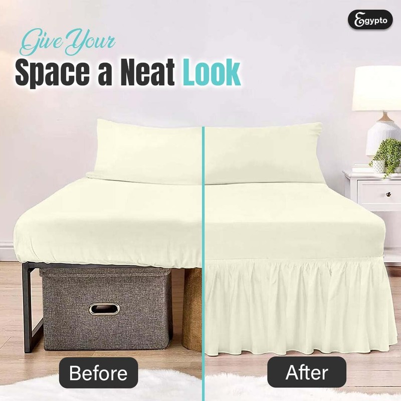 Egypto Plain Dyed Deep 𝐅𝐢𝐭𝐭𝐞𝐝 𝐕𝐚𝐥𝐚𝐧𝐜𝐞 Sheet Double – Easy