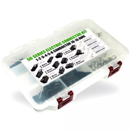 Delphi 200pcs, Delphi Metri-Pack 56 Series 1-2-3-4-5-6 PIN Connector w/10-16 AWG Kit
