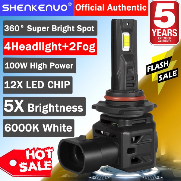 SHENKENUO For Toyota Sienna 2011 2012-2020 LED Headlight High Low